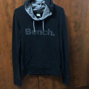 Bench, hoodie, black/silver, size S
